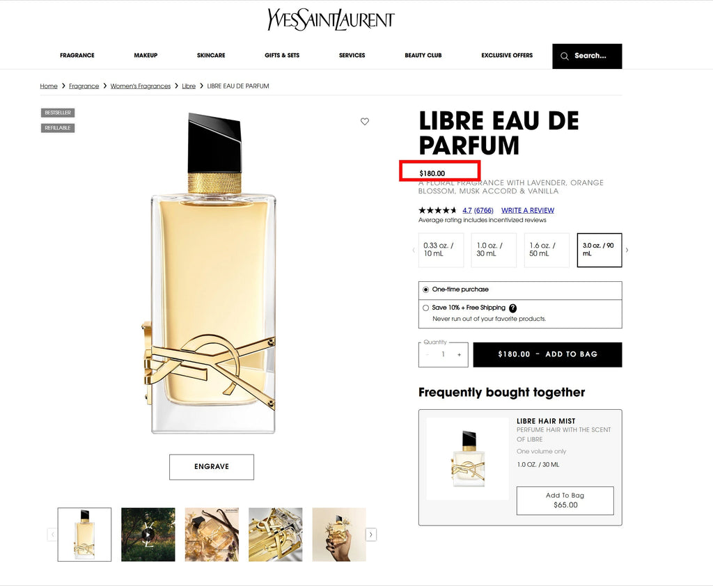 LIBRE EAU DE PARFUM