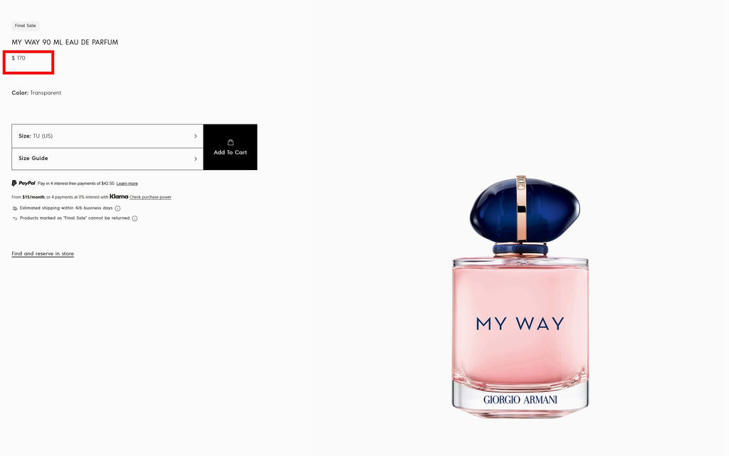 MY WAY EAU DE PARFUM